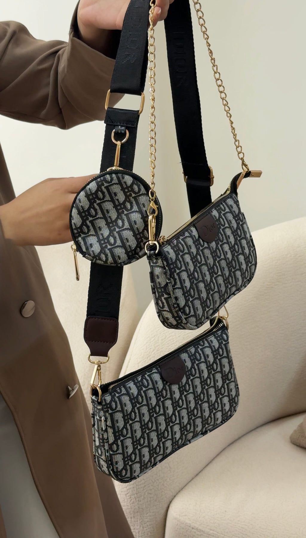 حقيبة Dior   3 قطع